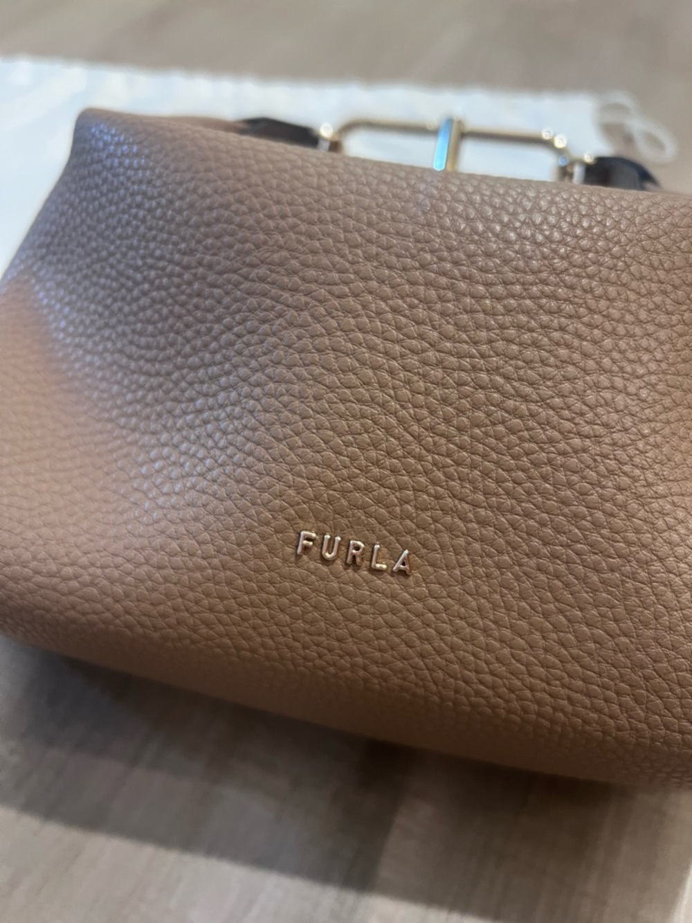 NWT Furla tonie Italian leather bag - Picture 6 of 7